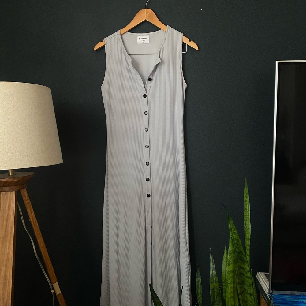 Callahan Sleeveless ribbed Maxi Dress